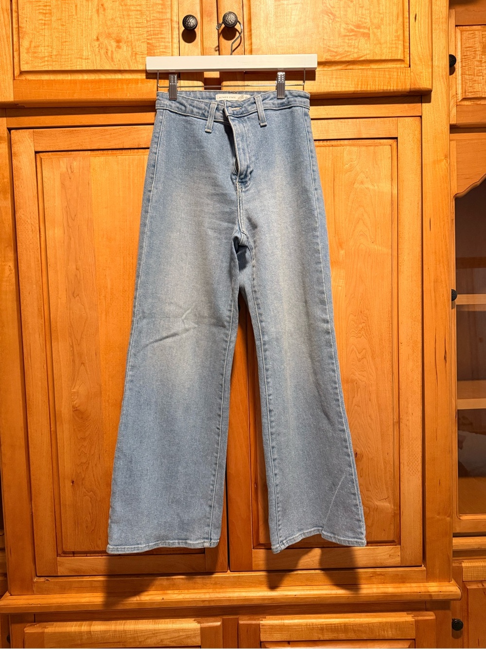Altar'd State Light Blue Wide-Leg Jeans
